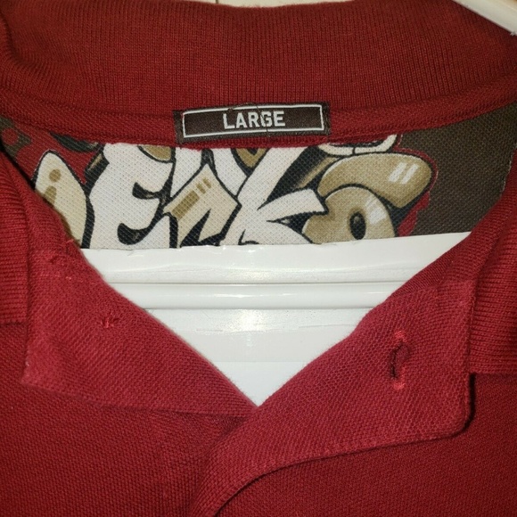 Ecko Mens Large Red Polo Shirt - Picture 2 of 8